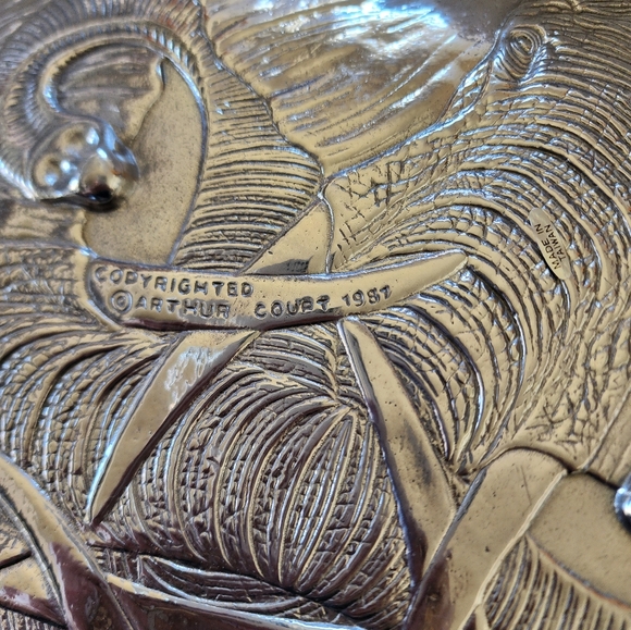 Arthur Court Dining Vintage 987 Arthur Court Elephant Round Platter